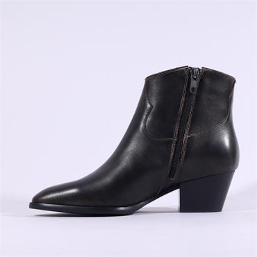 ASH Fame Western Annkle Boot - Rider Black